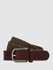 Gürtel in Flecht-Optik von Billybelt Braun - 35