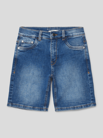 Jeansshorts mit Label-Details von Tom Tailor Blau / Türkis - 8