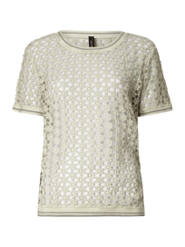 Blouseshirt van gebloemd gehaakt kant van Marc Cain Wit - 42