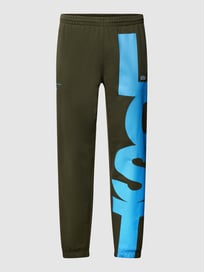 Sweatpants met labelprint van Lacoste Groen - 26