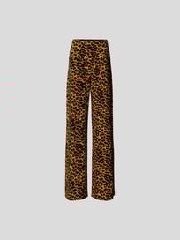 Stretchhose mit Animal-Print von Norma Kamali Braun - 18