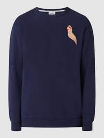Sweatshirt mit Stickerei  von Shiwi Blau / Türkis - 11