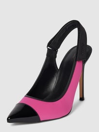 Pumps mit Kontrastbesatz Modell 'KOURTNEY' von MICHAEL Michael Kors Rosa - 7