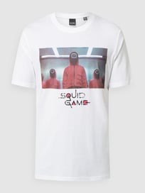 T-Shirt aus Baumwolle Modell 'Squid Game' von Only & Sons Weiß - 19
