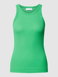 Tanktop in Feinripp-Optik von Rich & Royal Grün - 43