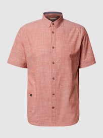 Regular fit vrijetijdsoverhemd met all-over motief van Tom Tailor Oranje - 42