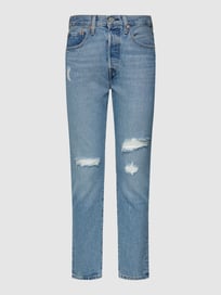 Skinny Jeans im Used-Look von Levi's® Blau / Türkis - 8