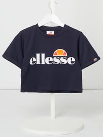 Boxy Fit T-Shirt mit Logo-Print Modell 'Nicky' von Ellesse Blau / Türkis - 39