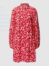 Blousejurk met all-over motief van Jake*s Casual Rood - 48