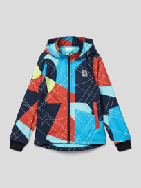 Jacke mit Allover-Muster von s.Oliver RED LABEL Blau / Türkis - 5