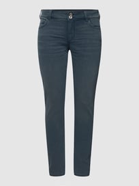 PLUS SIZE Skinny Fit Jeans im 5-Pocket-Design von Tom Tailor Plus Grau / Schwarz - 25