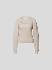 Pullover aus Kaschmir von LouLou Studio Weiß - 12