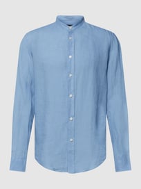 Vrijetijdsoverhemd met opstaande kraag, model 'TAROK' van Drykorn Blauw / turquoise - 22