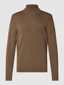 Gebreide pullover met labelstitching van s.Oliver RED LABEL Wit - 10