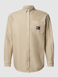 Overhemdblouse met labelpatch van Tommy Jeans Wit - 33