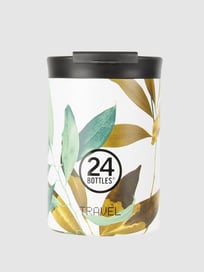 Thermobecher aus Edelstahl von 24bottles Grün - 11