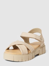 Sandalen met plateauzool van Tamaris Wit - 5