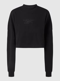 Kort sweatshirt met cut-out van Reebok Active Grijs / zwart - 37