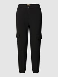 Cargohose mit elastischem Bund Modell 'Gilli' von Soyaconcept Grau / Schwarz - 12
