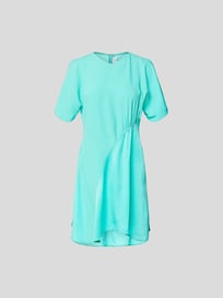 Minikleid mit Ziernaht von Victoria Beckham Blau / Türkis - 3