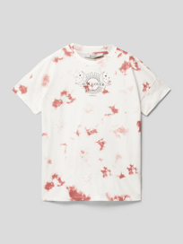 T-Shirt mit Allover-Muster von Garcia Weiß - 16