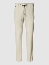 Slim Fit Jogpants mit französischen Eingrifftaschen von BOSS Weiß - 48