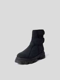 Ankle Boots mit Klettverschluss von Gia Borghini Grau / Schwarz - 4