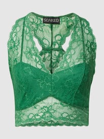 Bralette met kant, model 'DOLLY' van Soaked in Luxury Groen - 22