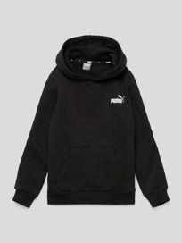 Hoodie mit Label-Print Modell 'ESS+ Tape Hoodie' von Puma Grau / Schwarz - 28