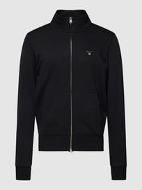 Sweatjack met opstaande kraag van Gant Grijs / zwart - 1