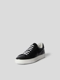 Sneaker mit Label-Prägung von Doucal's Grau / Schwarz - 36