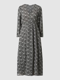 Midikleid aus Chiffon  von Mango Grau / Schwarz - 29