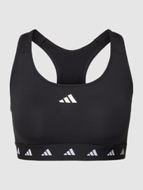 Bustier mit Label-Detail von ADIDAS SPORTSWEAR Grau / Schwarz - 17