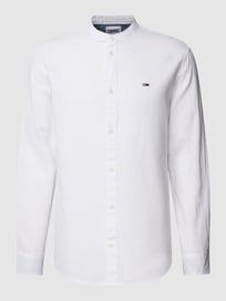 Vrijetijdsoverhemd met ronde hals, model 'MAO' van Tommy Jeans Wit - 37