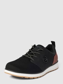 Sneaker mit Label-Detail Modell 'Artic' von bugatti Grau / Schwarz - 20