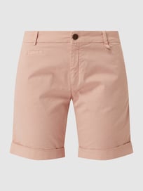 Korte chino met stretch van Mason's Roze - 14