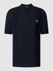 Poloshirt met opstaande kraag, model 'Contrast Trim' van Fred Perry Blauw / turquoise - 30