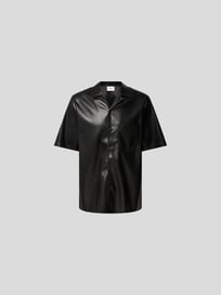 Freizeithemd in Leder-Optik von Nanushka Grau / Schwarz - 21