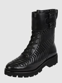 Boots aus Leder von Gerry Weber Shoes Grau / Schwarz - 45