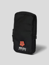 Crossbody Bag mit Label-Stitching von Kenzo Grau / Schwarz - 45