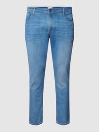 PLUS SIZE Jeans im 5-Pocket-Design Modell 'GLENN' von Jack & Jones Plus Blau / Türkis - 12