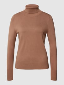 Strickpullover mit Rollkragen von Christian Berg Woman Braun - 23