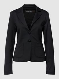 Blazer met labelprint van Marc Cain Grijs / zwart - 34