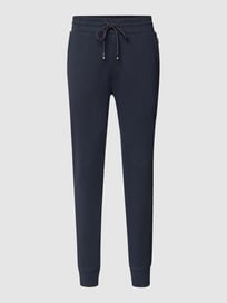 Sweathose mit Label-Details Modell 'Lamont' von BOSS Blau / Türkis - 6