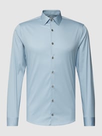 Business-Hemd mit Kentkragen Modell 'Filbrodie' von Tiger Of Sweden Blau / Türkis - 48