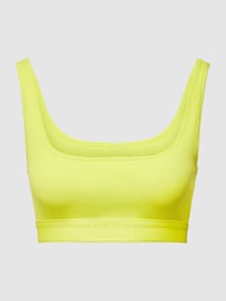 Bustier met elastische logoband van HUGO Geel - 14