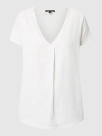 T-Shirt mit Modal-Anteil  von comma Weiß - 14
