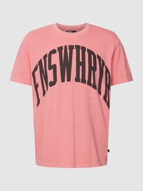 T-shirt met statementprint van QS by s.Oliver Roze - 26