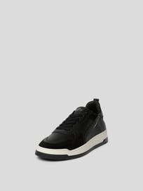 Sneaker aus Leder mit Label-Details von Copenhagen Grau / Schwarz - 4