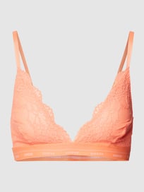 Bralette met gebloemd kant van Guess Oranje - 45